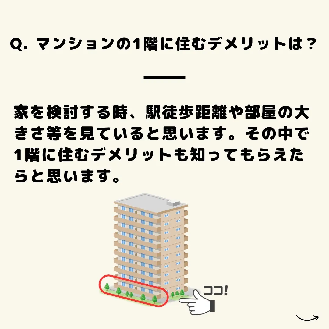 マンションの1階にお住まいですか？日差しや景色が心配な方へ ...